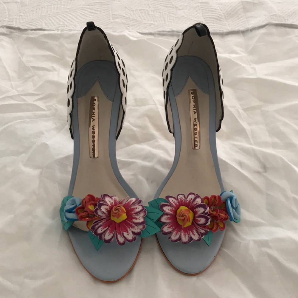 Sophia Webster floral heel